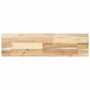 Estante flotante madera maciza de acacia sin tratar 100x20x4 cm en Estanterías | Comprar online en Foru.es