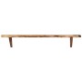 Estantes de pared 2 unidades madera maciza acacia 110x20x18 cm de vidaXL, Estantes y estanterías - Ref: Foro24-337824, Precio...