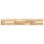 Estante flotante madera maciza de acacia sin tratar 120x20x4 cm en Estanterías | Comprar online en Foru.es