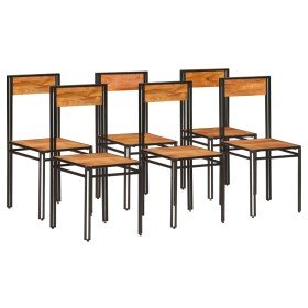 Sillas de comedor 6 unidades madera maciza de acacia en Sillas de comedor | Comprar online en Foru.es