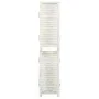 Biombo de 6 paneles madera maciza blanco envejecido 215x166 cm de vidaXL, Divisores de ambientes - Ref: Foro24-338573, Precio...