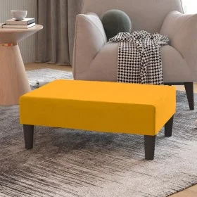 Yellow velvet footstool 78x56x32 cm by vidaXL, Ottomans - Ref: Foro24-337694, Price: 52,07 €, Discount: %