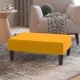 Reposapiés de terciopelo amarillo 78x56x32 cm de vidaXL, Otomanas - Ref: Foro24-337694, Precio: 52,66 €, Descuento: %
