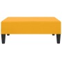 Reposapiés de terciopelo amarillo 78x56x32 cm de vidaXL, Otomanas - Ref: Foro24-337694, Precio: 52,66 €, Descuento: %