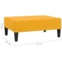 Reposapiés de terciopelo amarillo 78x56x32 cm de vidaXL, Otomanas - Ref: Foro24-337694, Precio: 52,07 €, Descuento: %