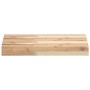Estantes flotantes 3 uds madera acacia sin tratar 40x30x4 cm en Estanterías | Comprar online en Foru.es
