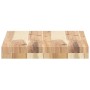 Estantes flotantes 3 uds madera acacia sin tratar 40x30x4 cm en Estanterías | Comprar online en Foru.es