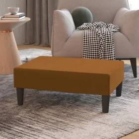 Brown velvet footrest 78x56x32 cm by vidaXL, Ottomans - Ref: Foro24-337695, Price: 56,00 €, Discount: %