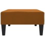 Reposapiés de terciopelo marrón 78x56x32 cm de vidaXL, Otomanas - Ref: Foro24-337695, Precio: 56,39 €, Descuento: %