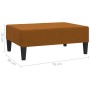 Reposapiés de terciopelo marrón 78x56x32 cm de vidaXL, Otomanas - Ref: Foro24-337695, Precio: 56,39 €, Descuento: %