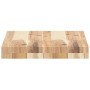 Estante flotante madera maciza de acacia sin tratar 60x30x4 cm en Estanterías | Comprar online en Foru.es