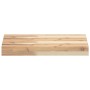 Estantes flotantes 3 uds madera acacia sin tratar 60x30x4 cm en Estanterías | Comprar online en Foru.es
