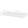 Estantes de pared 4 unidades blanco 40 cm en Estanterías | Comprar online en Foru.es
