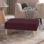 Reposapiés de tela morado 78x56x32 cm de vidaXL, Otomanas - Ref: Foro24-337685, Precio: 70,69 €, Descuento: %