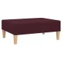 Reposapiés de tela morado 78x56x32 cm de vidaXL, Otomanas - Ref: Foro24-337685, Precio: 69,65 €, Descuento: %
