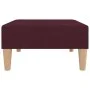 Reposapiés de tela morado 78x56x32 cm de vidaXL, Otomanas - Ref: Foro24-337685, Precio: 69,65 €, Descuento: %