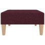 Reposapiés de tela morado 78x56x32 cm de vidaXL, Otomanas - Ref: Foro24-337685, Precio: 70,69 €, Descuento: %