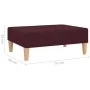 Reposapiés de tela morado 78x56x32 cm de vidaXL, Otomanas - Ref: Foro24-337685, Precio: 69,65 €, Descuento: %