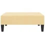 Reposapiés de terciopelo crema 78x56x32 cm de vidaXL, Otomanas - Ref: Foro24-337696, Precio: 55,74 €, Descuento: %