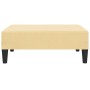 Reposapiés de terciopelo crema 78x56x32 cm de vidaXL, Otomanas - Ref: Foro24-337696, Precio: 56,39 €, Descuento: %