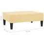 Reposapiés de terciopelo crema 78x56x32 cm de vidaXL, Otomanas - Ref: Foro24-337696, Precio: 55,74 €, Descuento: %