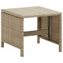 Sillas de jardín con taburetes 2 unidades ratán sintético beige de vidaXL, Sillas de jardín - Ref: Foro24-316781, Precio: 173...