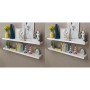 Estantes de pared 4 unidades blanco 120 cm en Estanterías | Comprar online en Foru.es