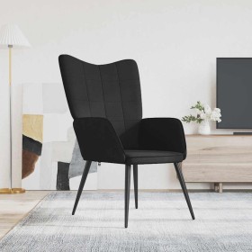 Sillón de relax de tela negro en Sillones | Comprar online en Foru.es