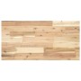 Estante flotante madera maciza de acacia sin tratar 60x40x4 cm en Estanterías | Comprar online en Foru.es