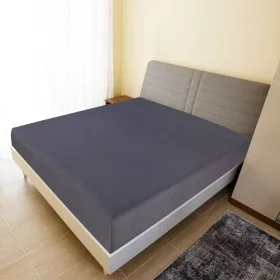 Sábana bajera jersey algodón antracita 140x200 cm de vidaXL, Sábanas - Ref: Foro24-136194, Precio: 16,00 €, Descuento: %