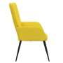 Sillón de relax de tela amarillo mostaza en Sillones | Comprar online en Foru.es