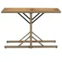 Mesa de jardín madera maciza de acacia y ratán sintético beige de vidaXL, Mesas de jardín - Ref: Foro24-316801, Precio: 64,66...