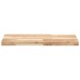 Estantes flotantes 3 uds madera acacia sin tratar 100x40x4 cm en Estanterías | Comprar online en Foru.es