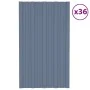 Gray galvanized steel roof panel 36 units 80x45 cm by vidaXL, Ceiling - Ref: Foro24-317202, Price: 122,61 €, Discount: %