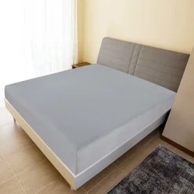 Gray cotton jersey fitted sheet 140x200cm by vidaXL, Bed sheets - Ref: Foro24-136204, Price: 16,03 €, Discount: %