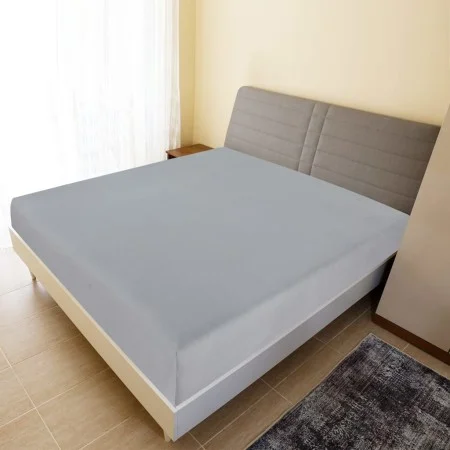 Spannbettlaken aus grauem Baumwolljersey, 140 x 200 cm von vidaXL, Bettlaken - Ref: Foro24-136204, Preis: 16,03 €, Rabatt: %