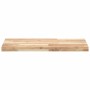 Estantes flotantes 3 uds madera acacia sin tratar 120x40x4 cm en Estanterías | Comprar online en Foru.es