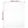 Sábana bajera jersey algodón blanco 140x200cm de vidaXL, Sábanas - Ref: Foro24-136244, Precio: 16,00 €, Descuento: %