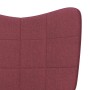 Sillón de relax de tela color rojo tinto en Sillones | Comprar online en Foru.es