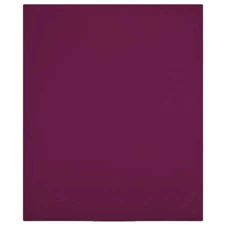 Sábana bajera jersey algodón burdeos 140x200 cm de vidaXL, Sábanas - Ref: Foro24-136254, Precio: 16,00 €, Descuento: %