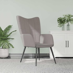 Sillón de relax de tela gris taupe en Sillones | Comprar online en Foru.es
