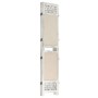 Biombo divisor de 4 paneles de tela color crema 140x165 cm de vidaXL, Divisores de ambientes - Ref: Foro24-338559, Precio: 80...