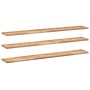 Estante flotante 3 uds madera acacia acabado aceite 140x20x2 cm en Estanterías | Comprar online en Foru.es