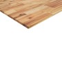 Estante flotante 3 uds madera acacia acabado aceite 140x20x2 cm en Estanterías | Comprar online en Foru.es