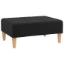 Reposapiés de tela negro 78x56x32 cm de vidaXL, Otomanas - Ref: Foro24-337747, Precio: 81,31 €, Descuento: %