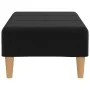 Reposapiés de tela negro 78x56x32 cm de vidaXL, Otomanas - Ref: Foro24-337747, Precio: 81,31 €, Descuento: %