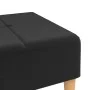 Reposapiés de tela negro 78x56x32 cm de vidaXL, Otomanas - Ref: Foro24-337747, Precio: 81,31 €, Descuento: %