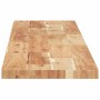 Estante flotante 3 uds madera acacia acabado aceite 160x20x2 cm en Estanterías | Comprar online en Foru.es