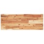 Estante flotante madera acacia maciza acabado aceite 80x30x2 cm en Estanterías | Comprar online en Foru.es