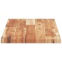Estante flotante 2 uds madera acacia acabado aceite 80x30x2 cm en Estanterías | Comprar online en Foru.es